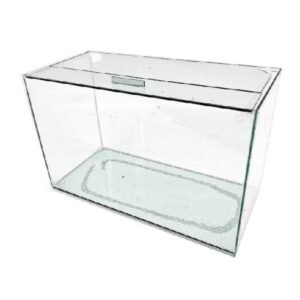aquário de vidro retangular nº5 19l 40x19x25 cm